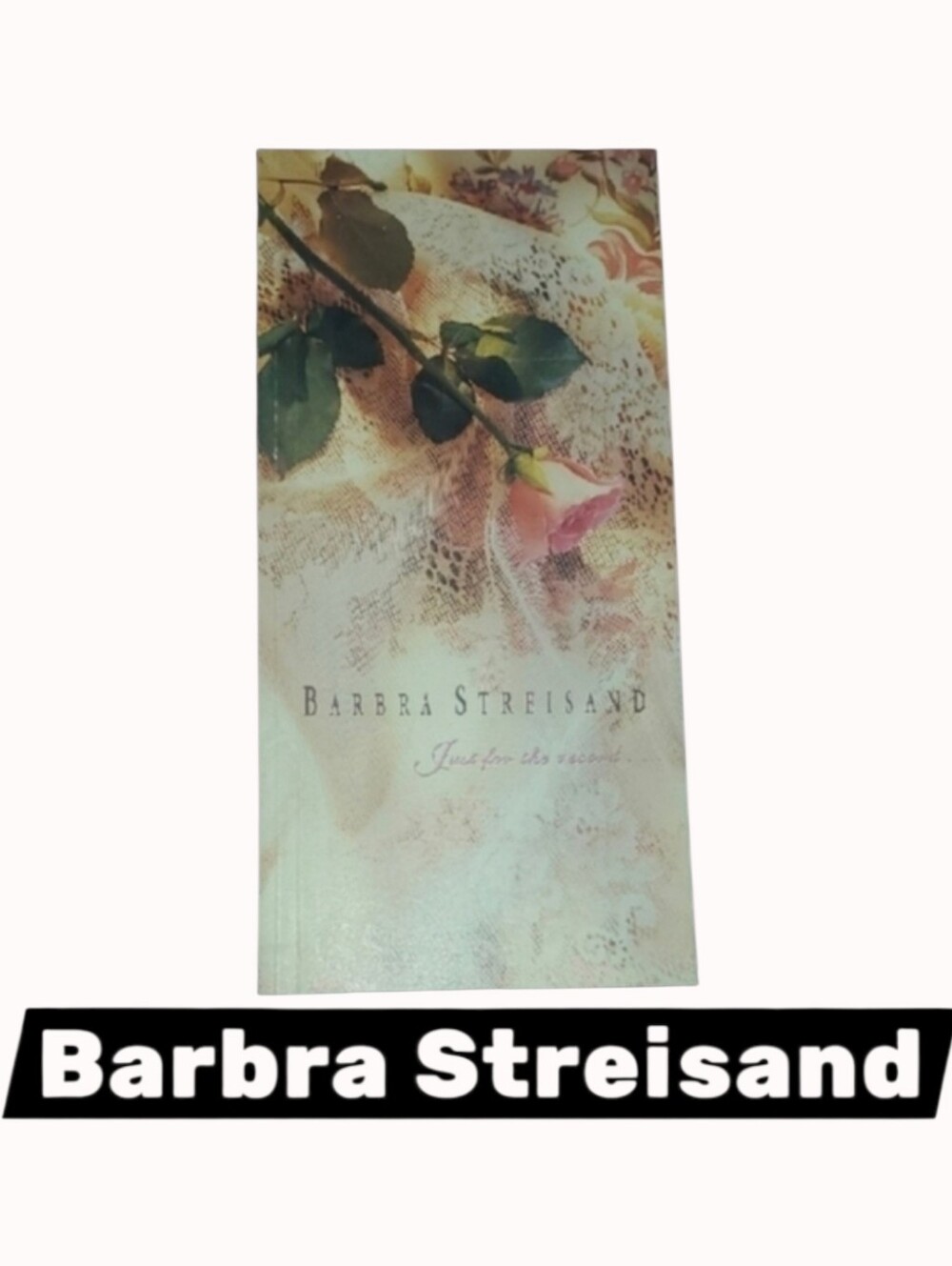 Barbra Streisand Just For The Record Vintage Book Many Photos Barbara Streisand